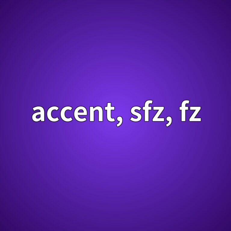 피아노 악보에서 accent, sfz, fz의 차이를 설명합니다.